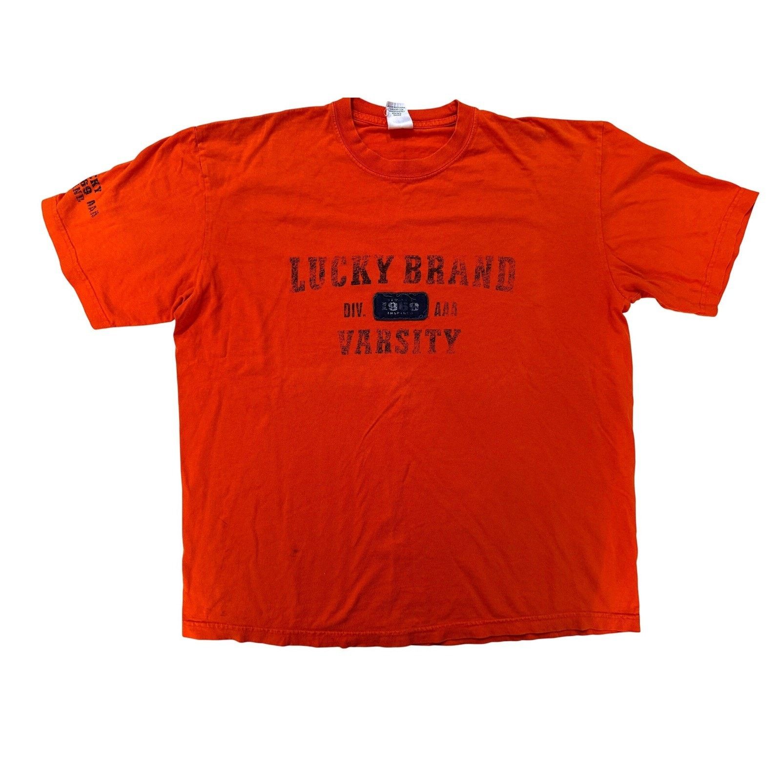 Lucky Brand Vintage Lucky Brand T-Shirt Men's LG Patch Sleeve USA Y2K Size US L / EU 52-54 / 3 - 1 Thumbnail