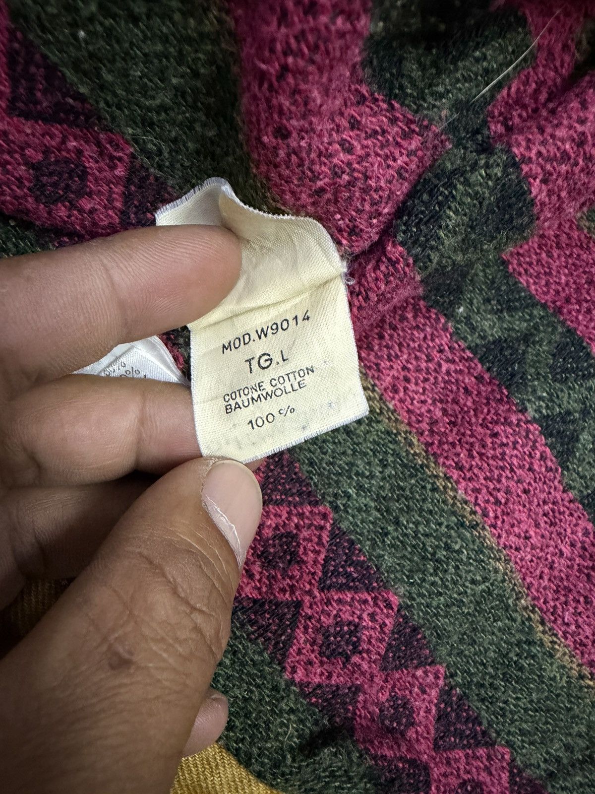 Nigel Cabourn Vintage 80s Nigel Cabourn Blanket Trucker Jacket Size US L / EU 52-54 / 3 - 11 Thumbnail