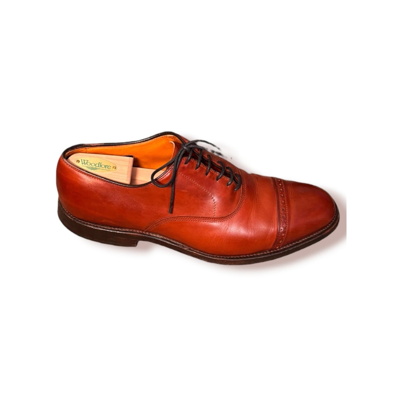 Allen Edmonds Vintage Allen Edmonds Byron Cap Toe Oxford Shoes Cognac 10 Size US 10 / EU 43 - 1 Thumbnail