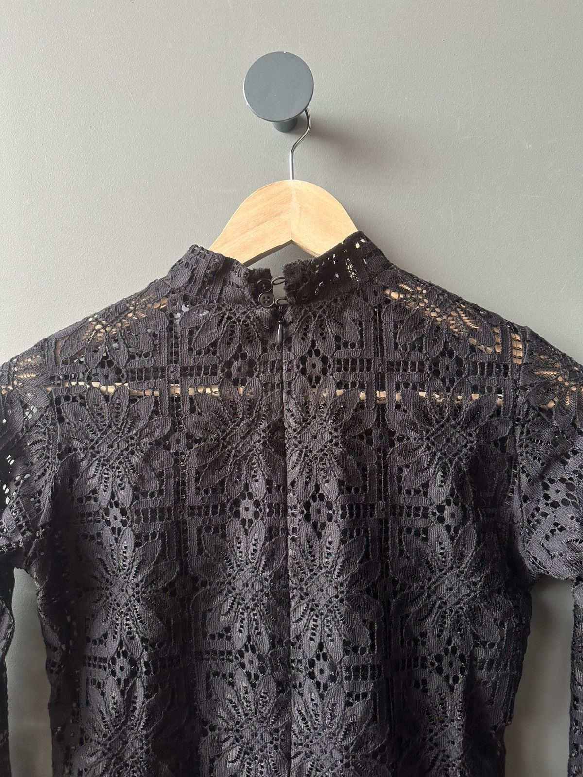 Hugo Boss Women's Boss & KINGA MATHE Lace Black Long Sleeve Size 34 FR Size XS / US 0-2 / IT 36-38 - 4 Thumbnail