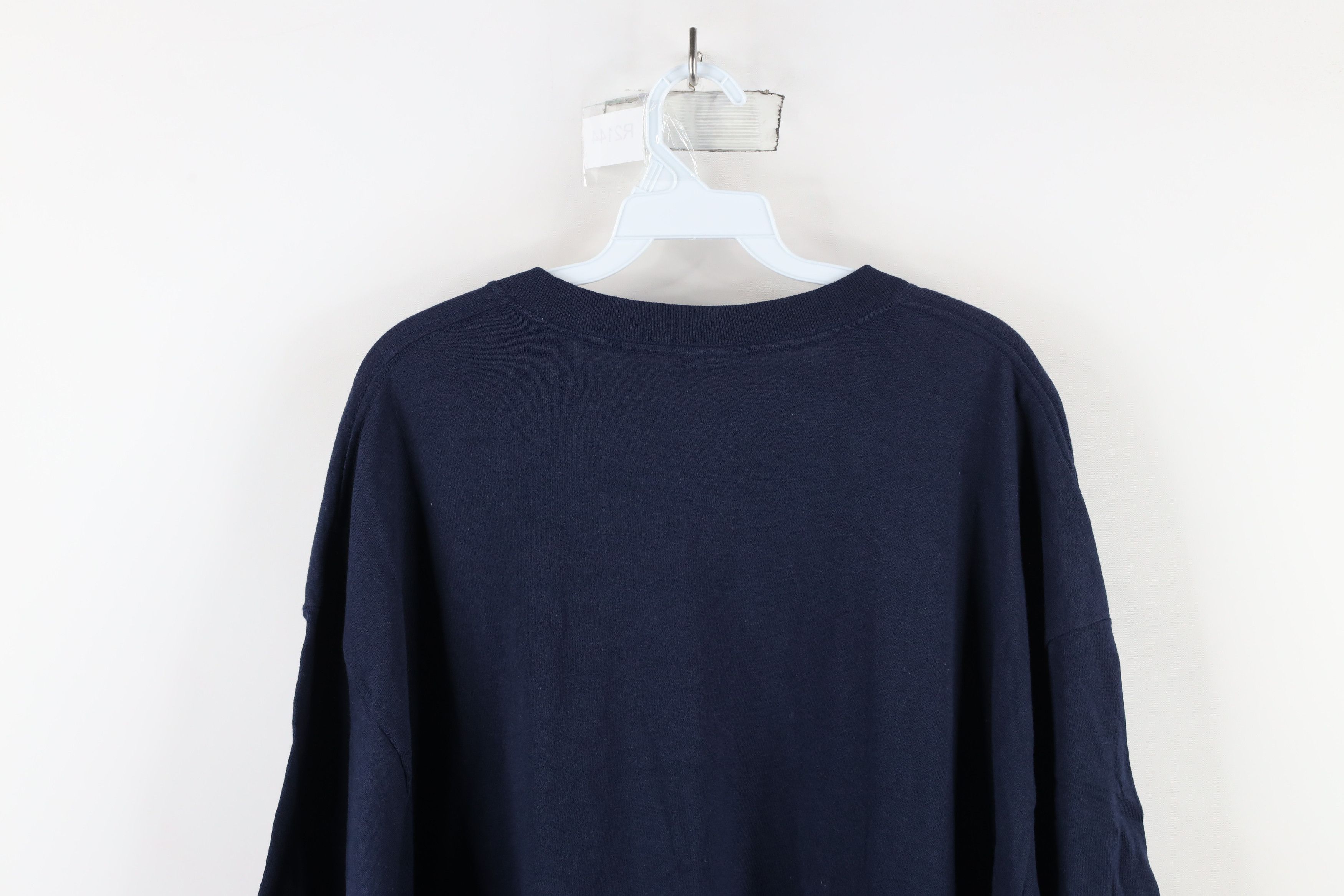 Ralph Lauren × Vintage Vintage 90s Chaps Ralph Lauren Short Sleeve T-Shirt Blue Size US XL / EU 56 / 4 - 11 Thumbnail