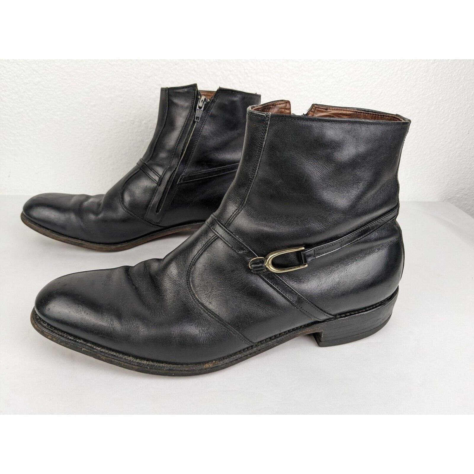 Allen Edmonds Vtg Allen Edmonds Hawthorne Chelsea Boots 10.5 C Made In USA Size US 10.5 / EU 43-44 - 4 Thumbnail