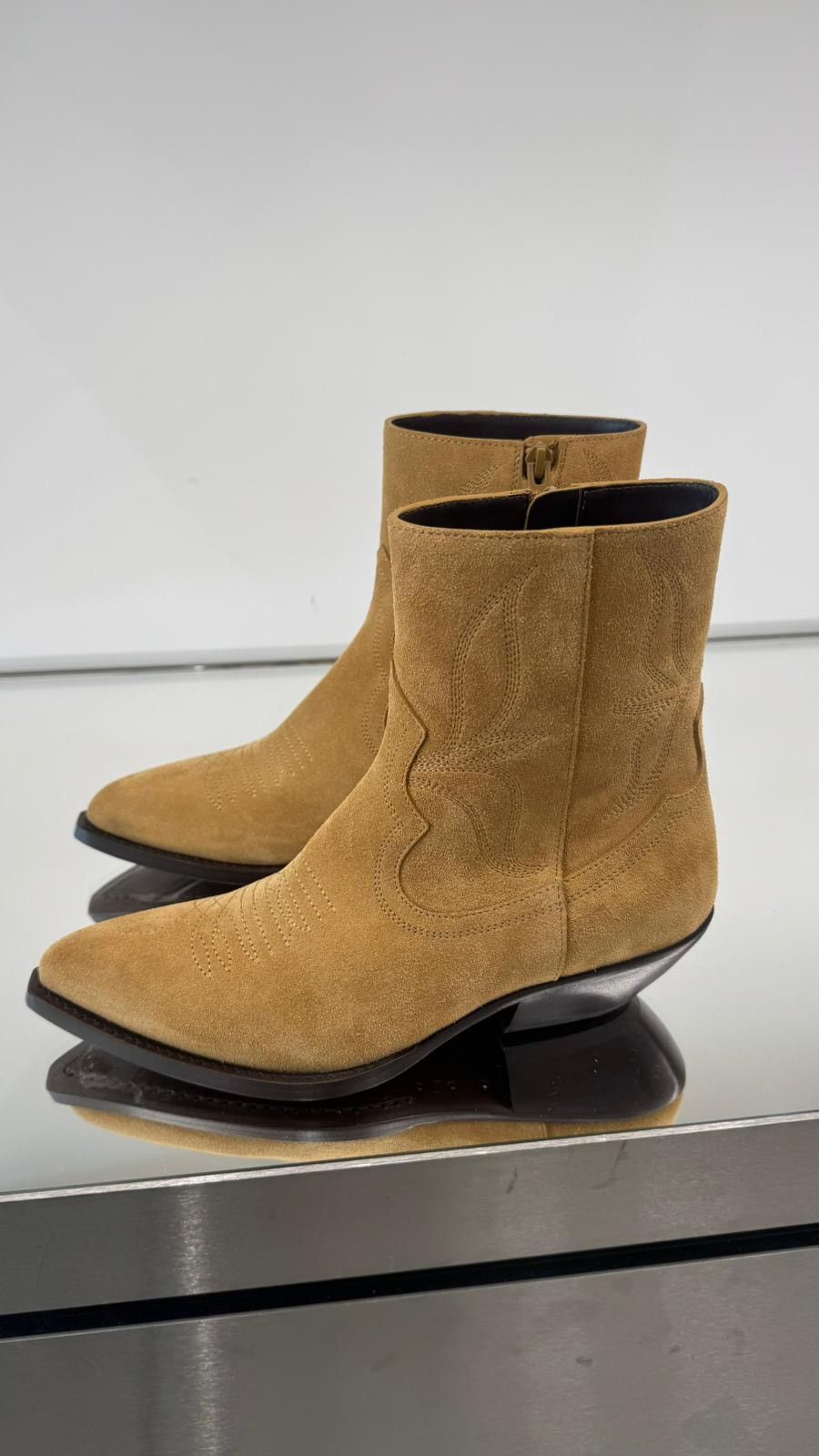 Celine Celine Brown Western Boots Size US 11 / IT 41 - 1 Thumbnail