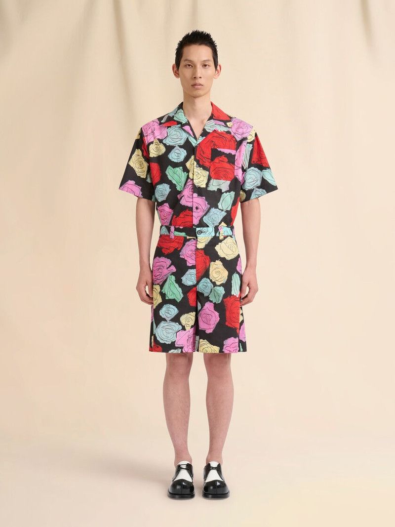 Marni o1f1d3z0326 Poplin Shorts in Multicolor Size US 32 / EU 48 - 2 Thumbnail