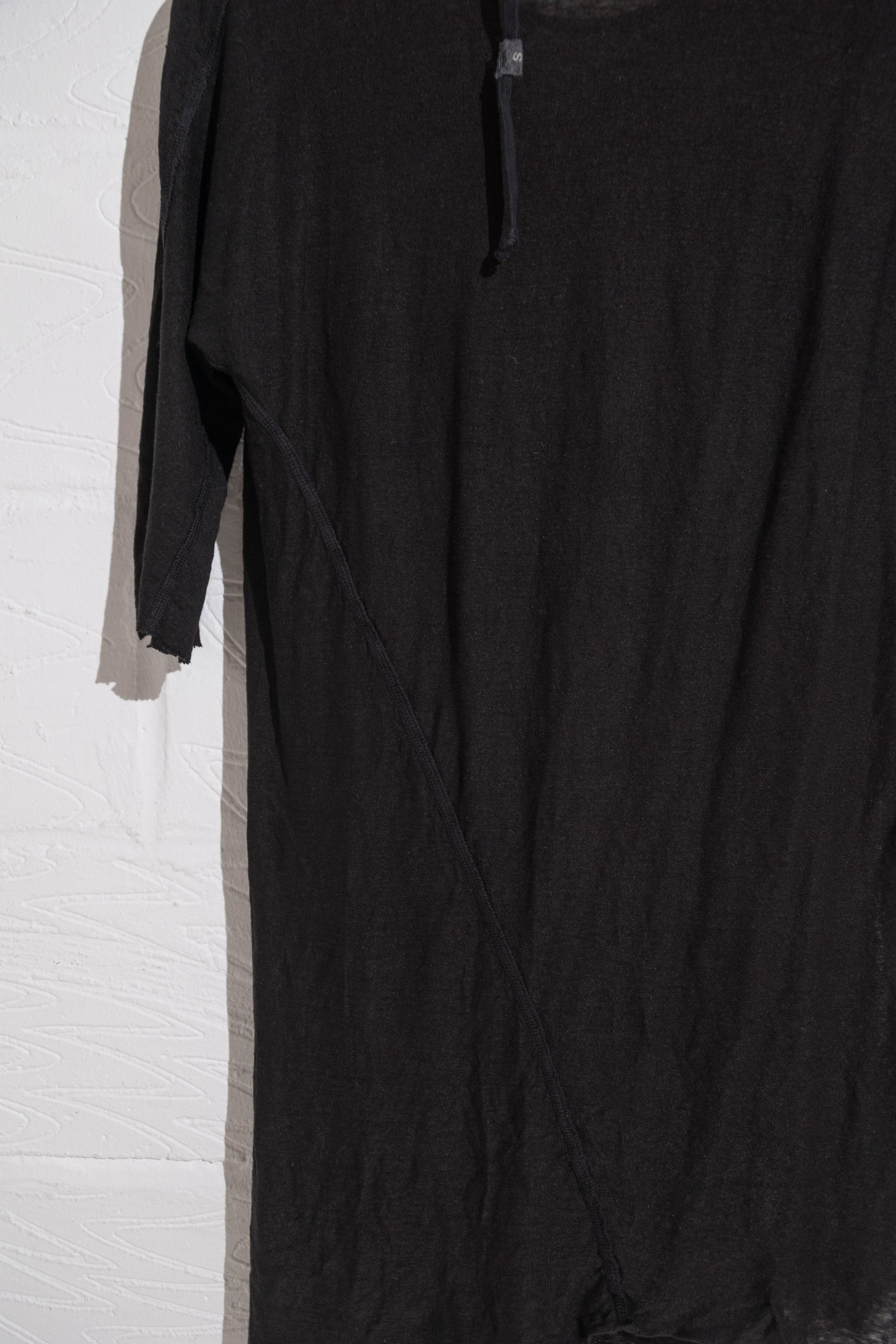 Boris Bidjan Saberi Sheer Asymmetric Long T-Shirt Size US S / EU 44-46 / 1 - 11 Thumbnail