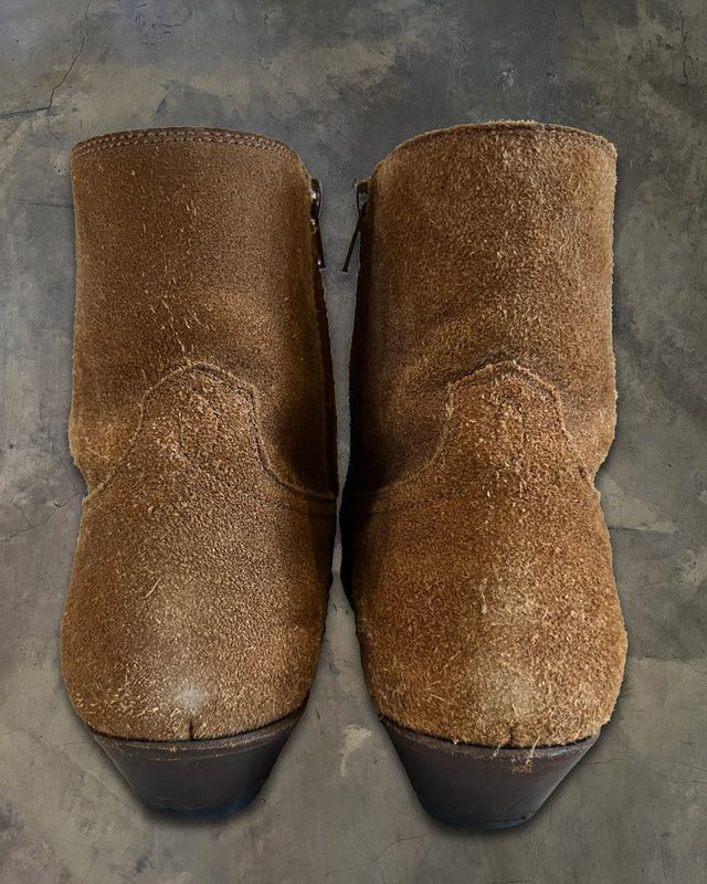 Saint Laurent Paris SAINT LAURENT SS2015 SANTIAG SUEDE BOOTS Size US 8 / EU 41 - 5 Thumbnail