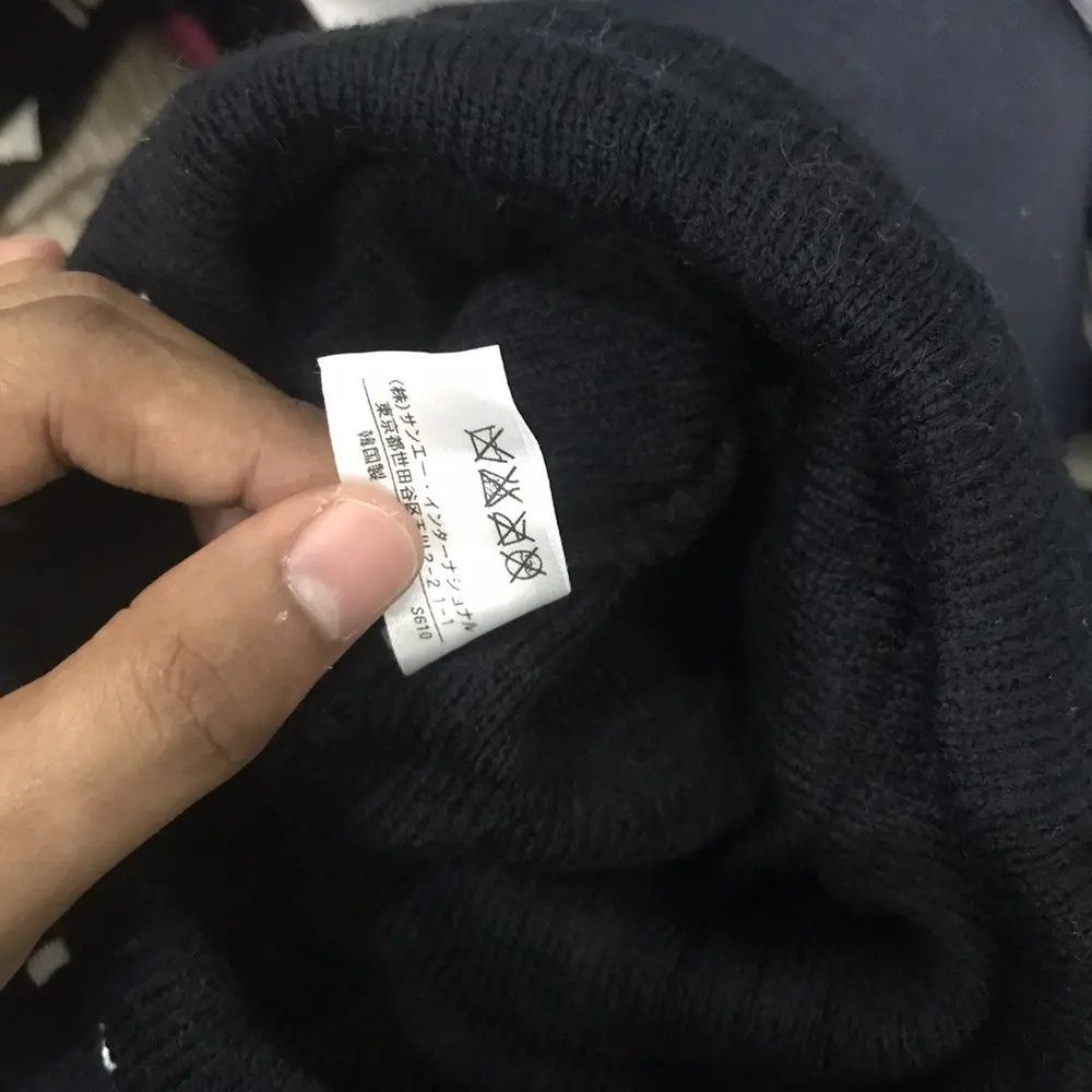 Japanese Brand Freaky Spellout Beanie Hat Size ONE SIZE - 7 Thumbnail