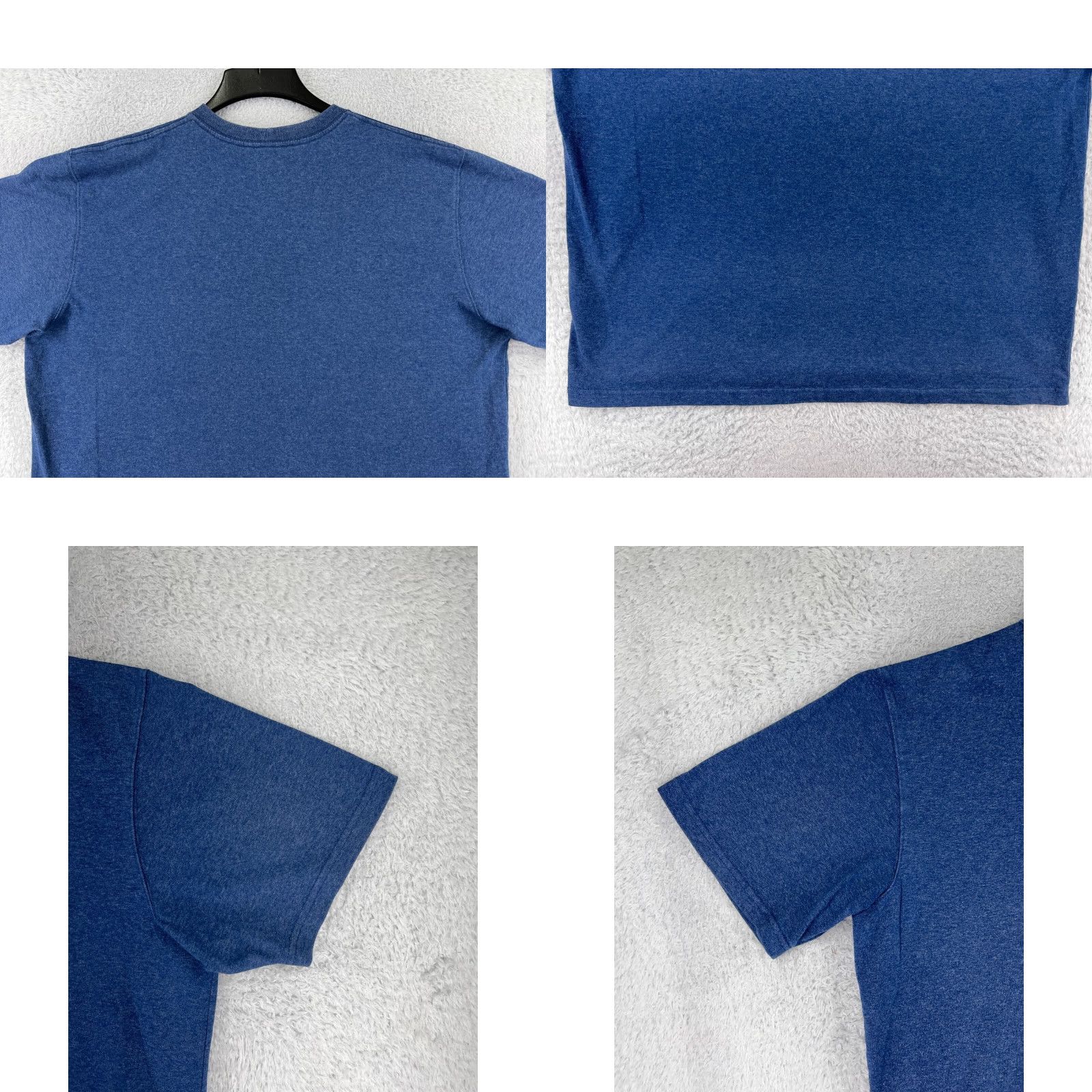 Carhartt Carhartt Men's XL Blue Short Sleeve Shirt K87 Cotton Jersey Crew Neck with Pocket Size US XL / EU 56 / 4 - 8 Thumbnail