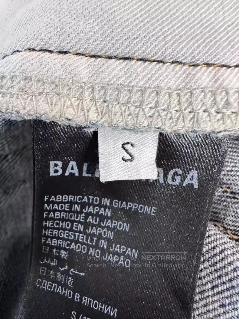 Balenciaga Balenciaga new blue hand. Size US 29 - 5 Thumbnail