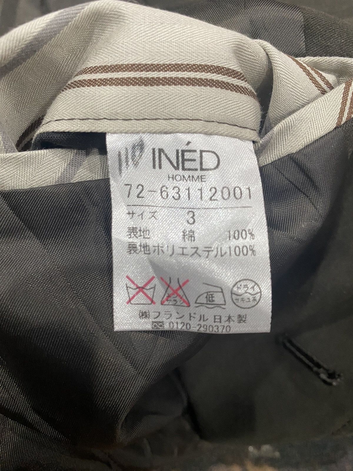 Yohji Yamamoto Rare🔥INED HOMME By YOHJI YAMAMOTO Cotton Jacket Size US M / EU 48-50 / 2 - 22 Thumbnail