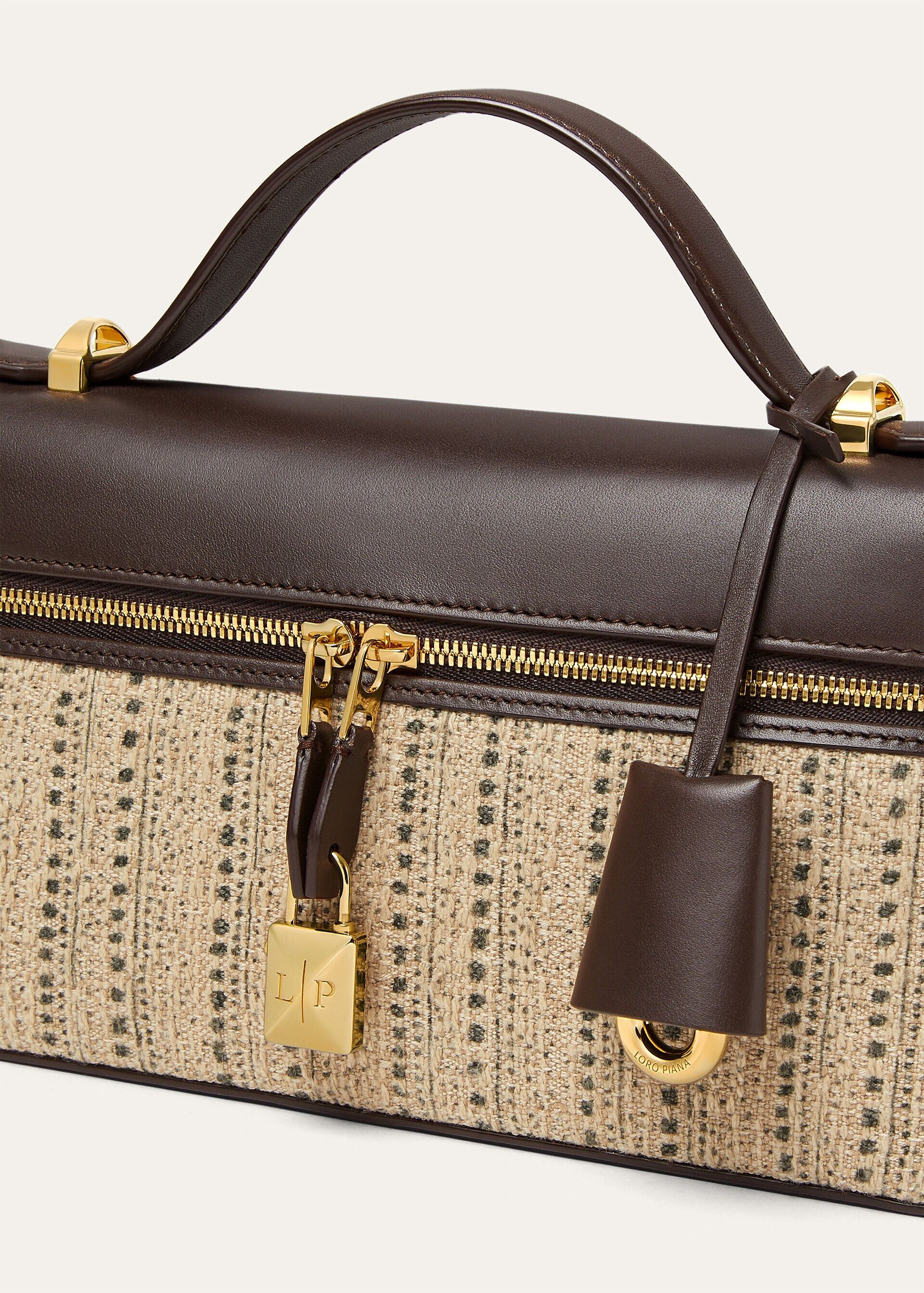 Loro Piana os11x0426 FAR1076 Size: OS / L23 Extra Crossbody Bag Camel Size ONE SIZE - 5 Thumbnail