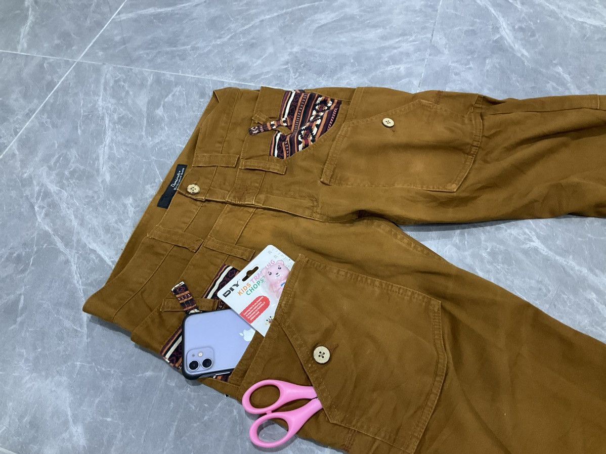 Japanese Brand Dominate Handcrafted Jeans Double Waisted Design Size US 33 - 2 Thumbnail