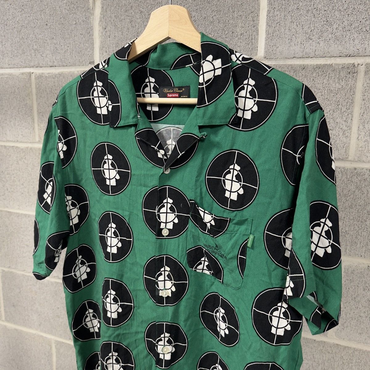 Supreme 2018 Supreme Undercover Public Enemy Rayon Shirt Medium Size US M / EU 48-50 / 2 - 3 Thumbnail