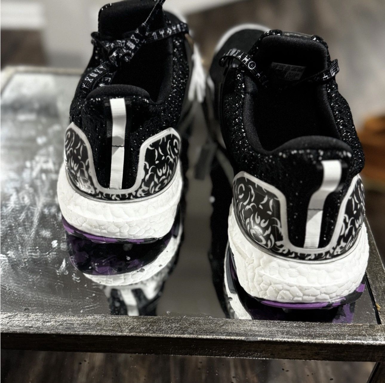 Adidas adidas Adidas Black Panther Wakanda Forever Edition Sneakers Size US 12 / EU 45 - 4 Thumbnail