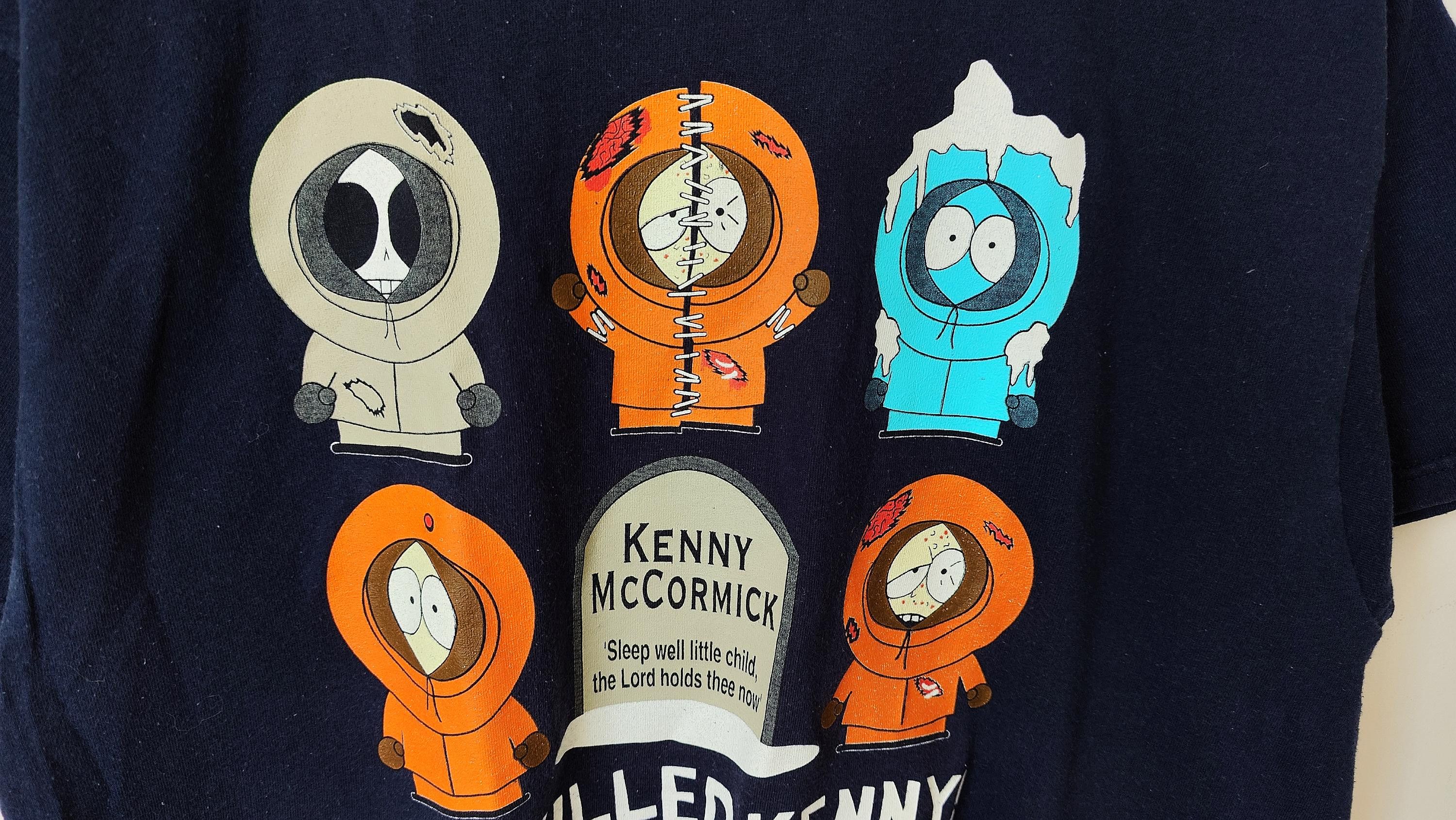 Vintage The South Park Killed Kenny 1999 VTG Cartoon Tshirt Vintage Size US XL / EU 56 / 4 - 3 Thumbnail