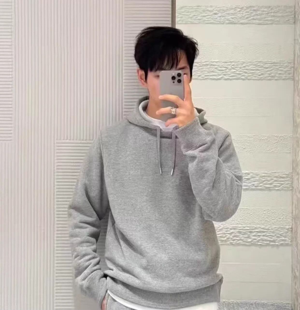 Dior Dior Icons Cashmere Hoodie Men Gray S Size US S / EU 44-46 / 1 - 2 Thumbnail
