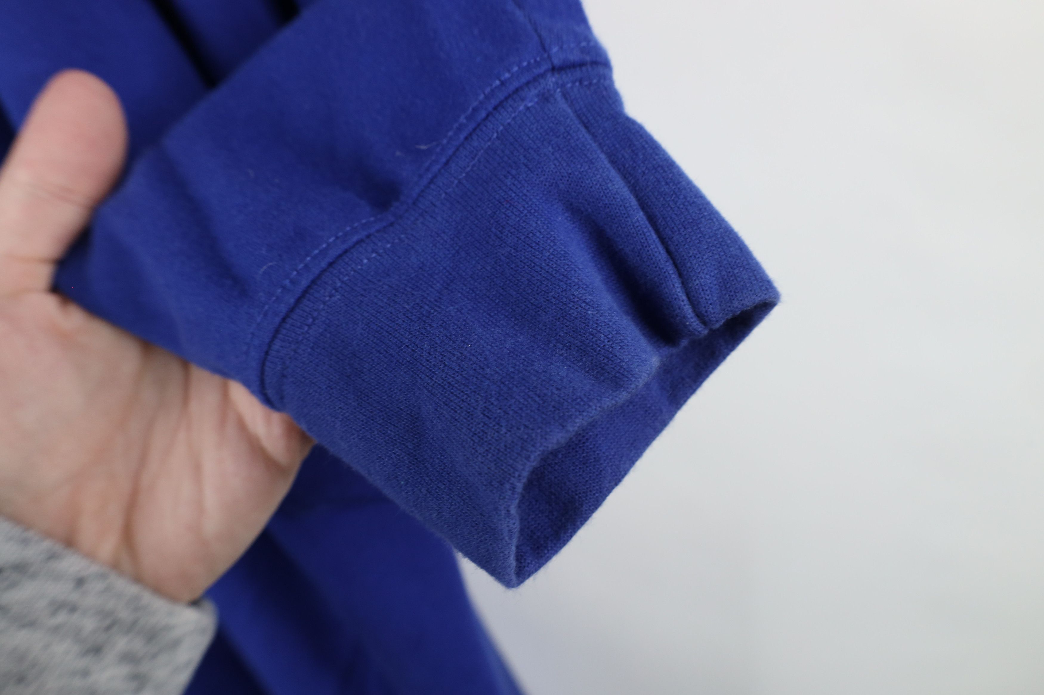 Lands' End × Vintage Vintage 90s Lands End Mock Neck Long Sleeve T-Shirt Blue Size US XL / EU 56 / 4 - 7 Thumbnail