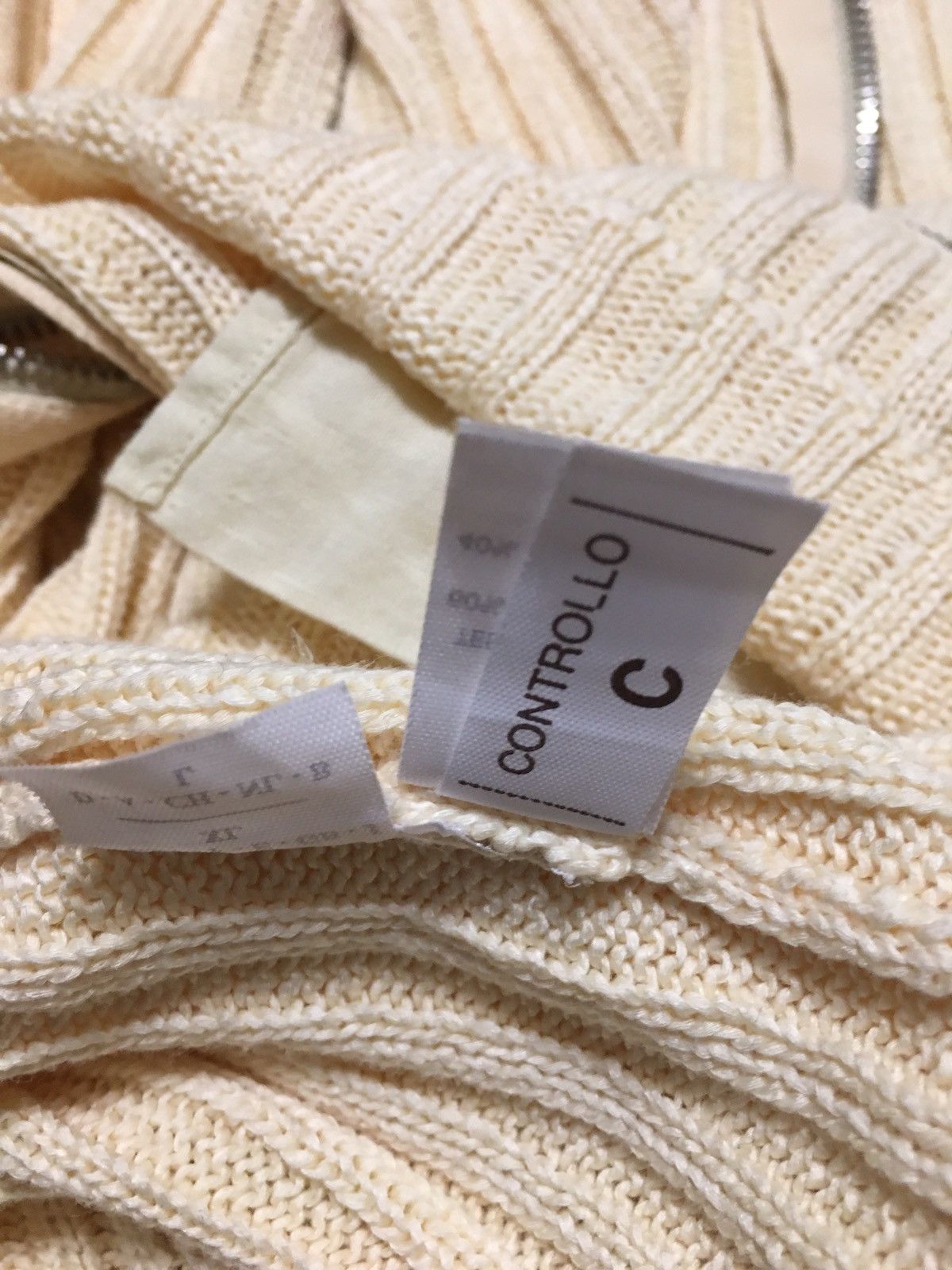Brunello Cucinelli Brunello Cucinelli Beige Cotton Zip Cardigan US XL, EU L Size XL / US 12-14 / IT 48-50 - 13 Thumbnail