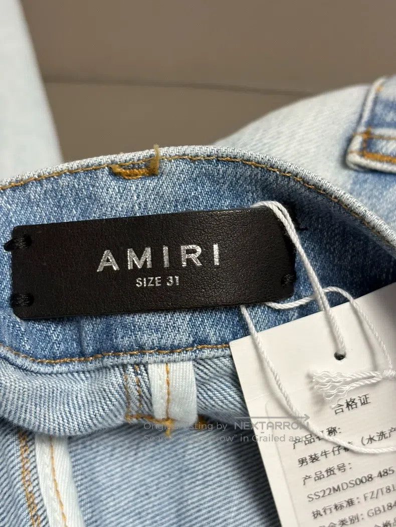 Amiri Amiri Size 31 Patch jeans with holes Size US 31 - 6 Thumbnail
