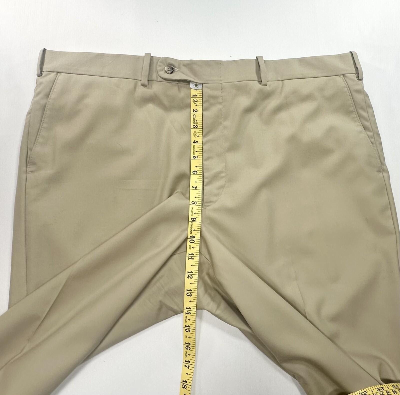 Tom James Tom James Royal Classic Flat Dress Pants Brown Men 40/28 Size US 40 / EU 56 - 4 Thumbnail