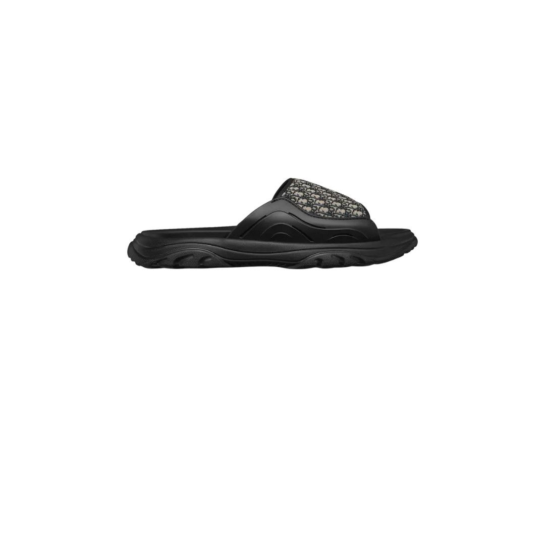 Dior o1mle0326 H-Town Slides Slippers in Black/Gray Size US 8 / EU 41 - 1 Preview