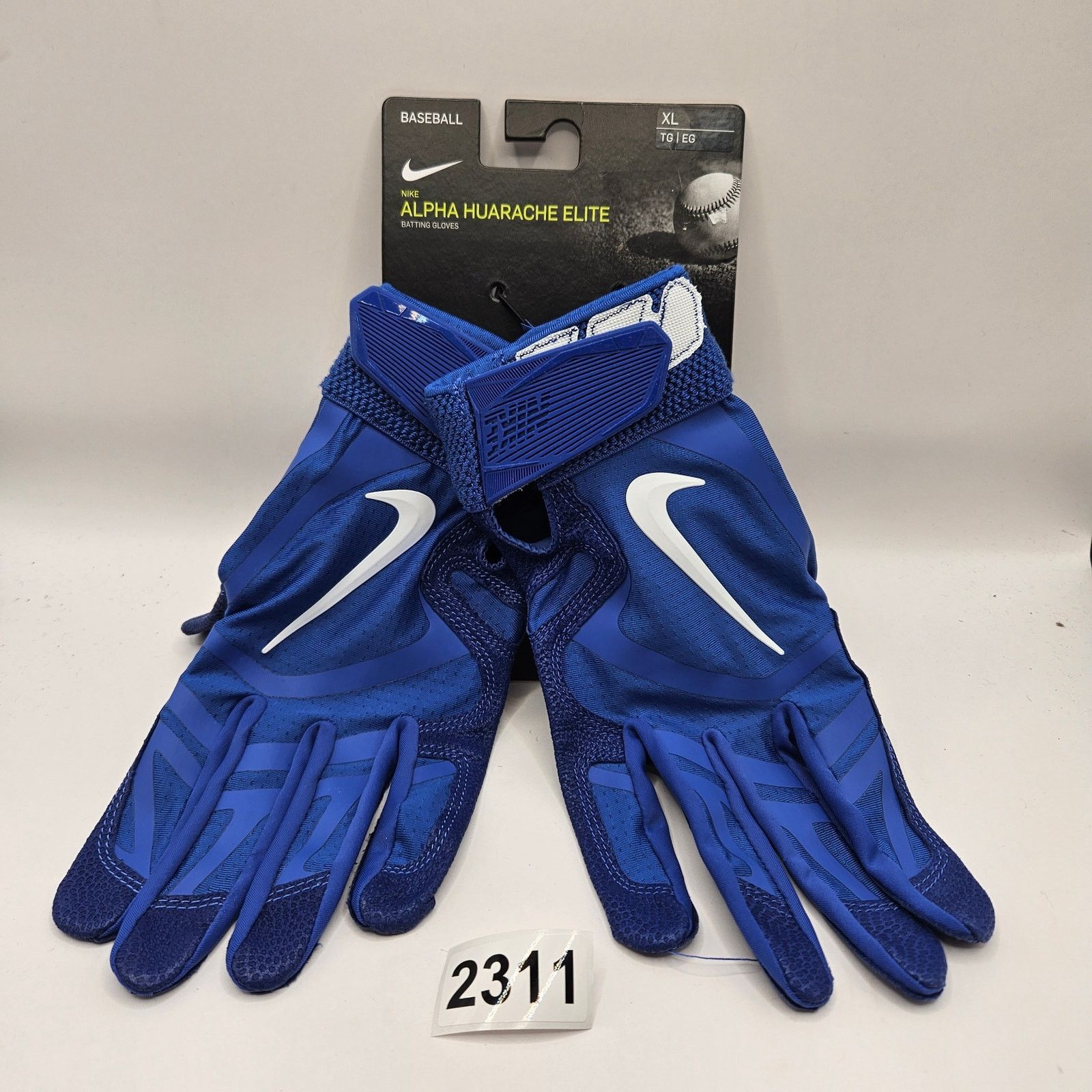 Nike NIKE MENS XL ALPHA HUARACHE ELITE BASEBALL BATTING GLOVES Size ONE SIZE - 1 Thumbnail