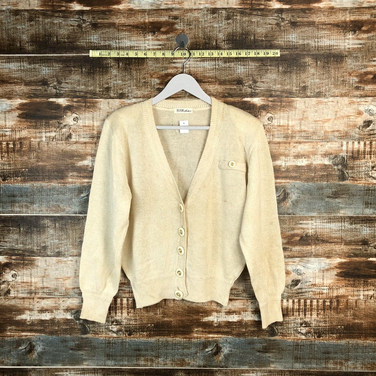Homespun Knitwear Ellel Saison Brown Cardigan Knitwear #A1603 Size S / US 4 / IT 40 - 1 Thumbnail