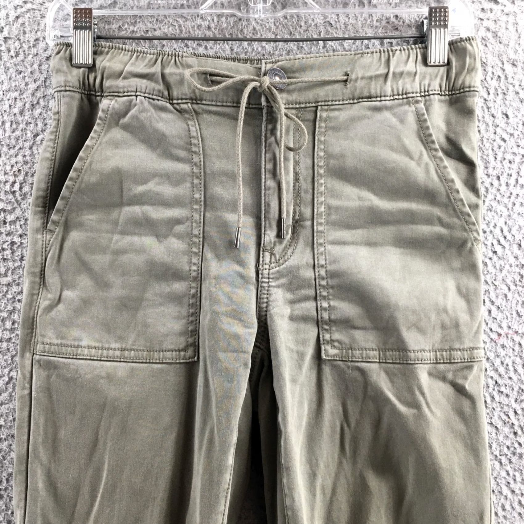 American Eagle Outfitters American Eagle Outfitters Utility Jogger Pants Womens 4R Gray Mid Rise Slim Jegging Style Size 27" / US 4 / IT 40 - 2 Thumbnail