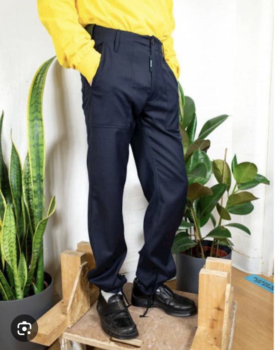 image of Kiko Kostadinov x Otto 958 Otto958 Booth Trousers in Navy, Men's (Size 30)
