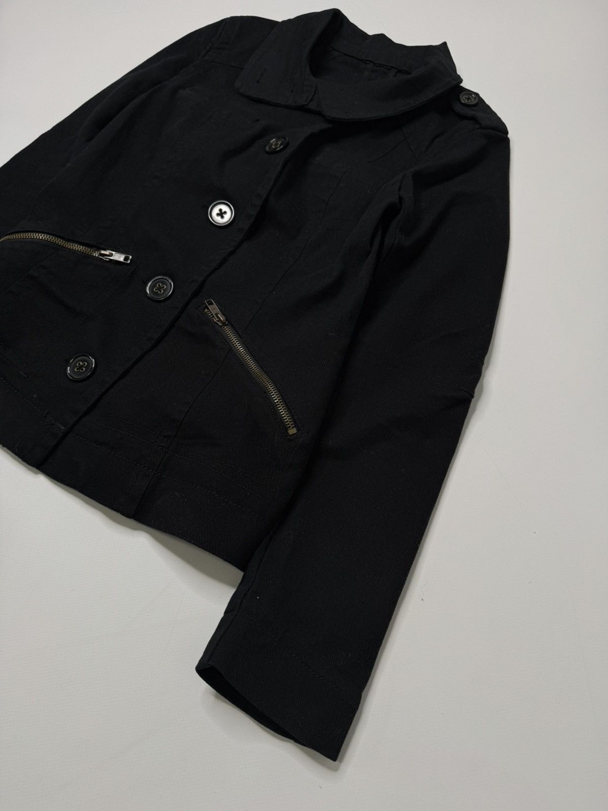 Vintage Vintage black avant garde jacket trench swag y2k 90s 00s lgb Size XS / US 0-2 / IT 36-38 - 4 Thumbnail