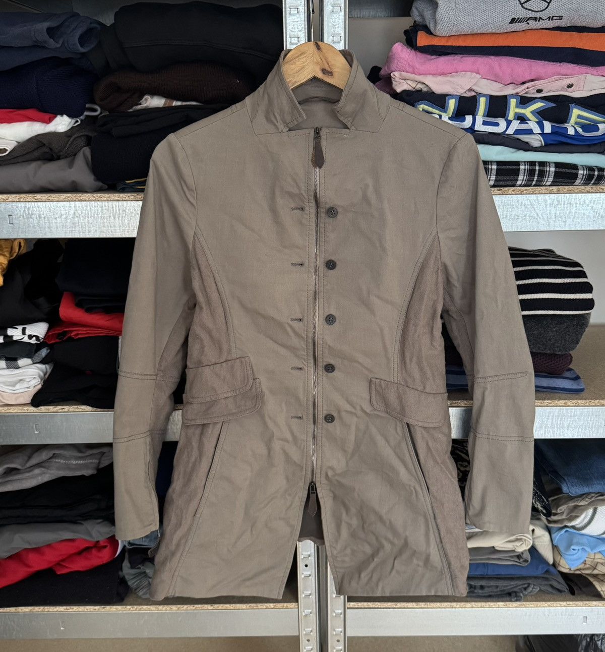 Annette Gortz × Designer Annette Gortz 38 jacket zip coat blazer Avantgarde Germany Size M / US 6-8 / IT 42-44 - 22 Thumbnail