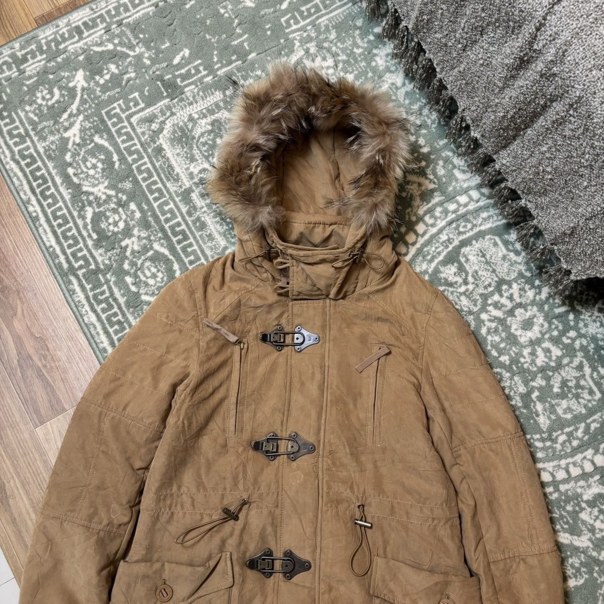 If Six Was Nine × Le Grande Bleu (L.G.B.) SLY military Fur jacket bondage style Size US M / EU 48-50 / 2 - 2 Thumbnail