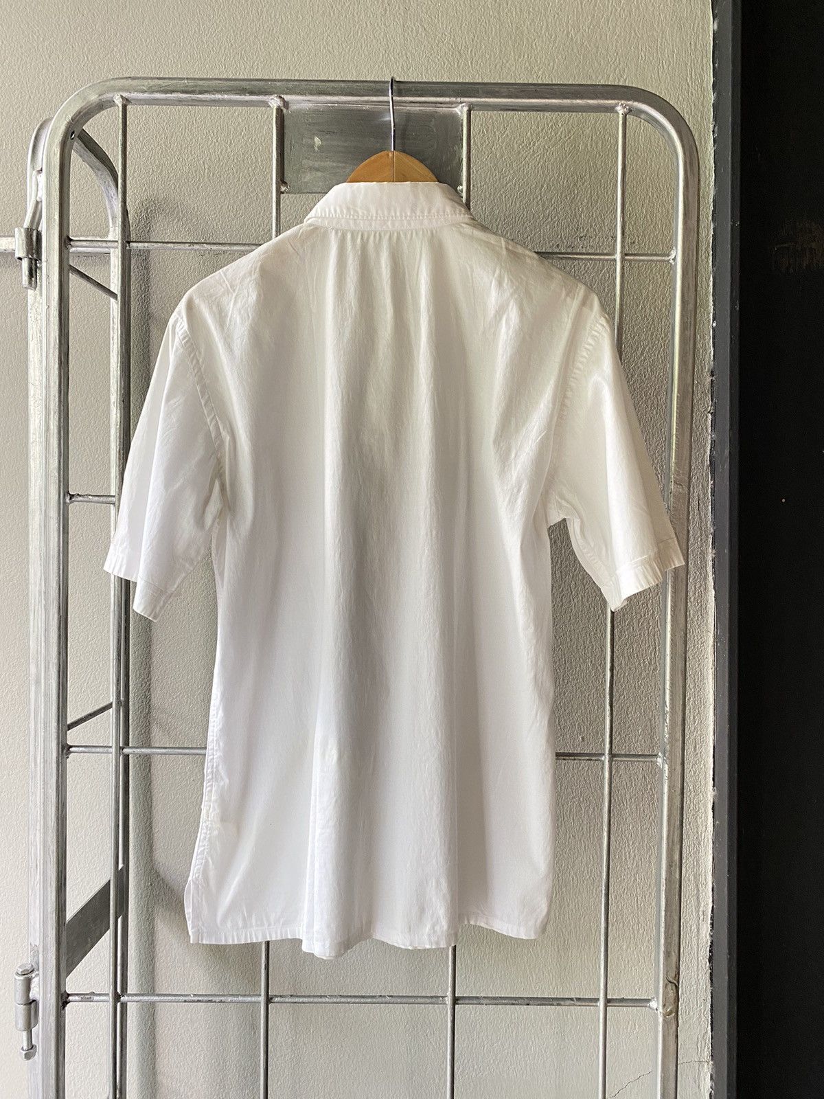 Zucca ZUCCA White Short-Sleeve Shirt Size US M / EU 48-50 / 2 - 2 Thumbnail