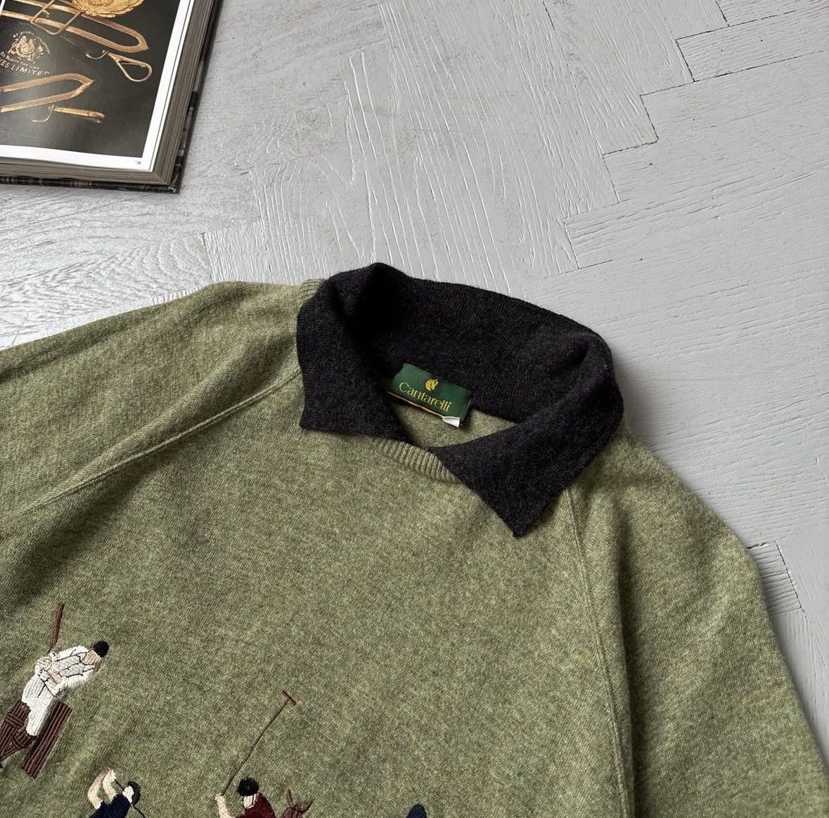 Cantarelli Vintage Cantarelli Embroidered Sweatshirt Made in Italy Size US L / EU 52-54 / 3 - 2 Thumbnail