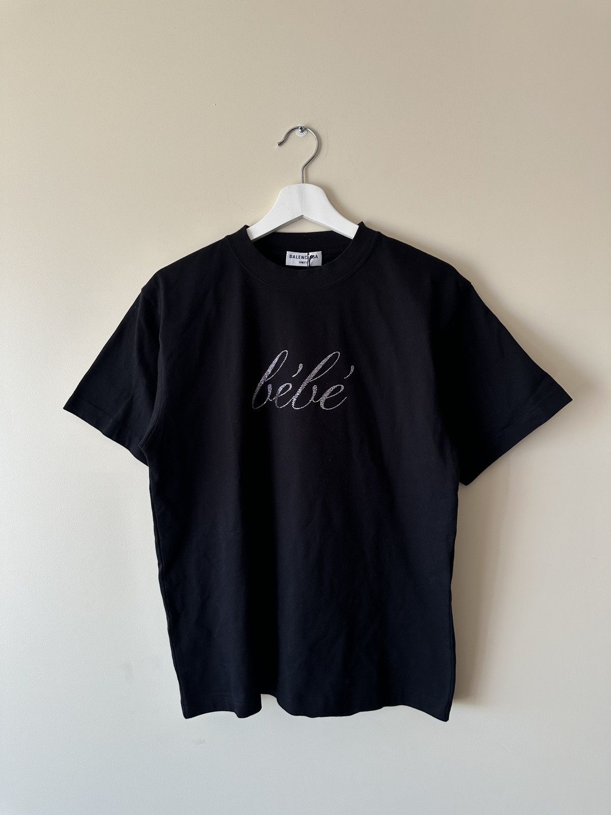 Balenciaga Balenciaga Bebe Embellished Rhinestone T shirt | Grailed