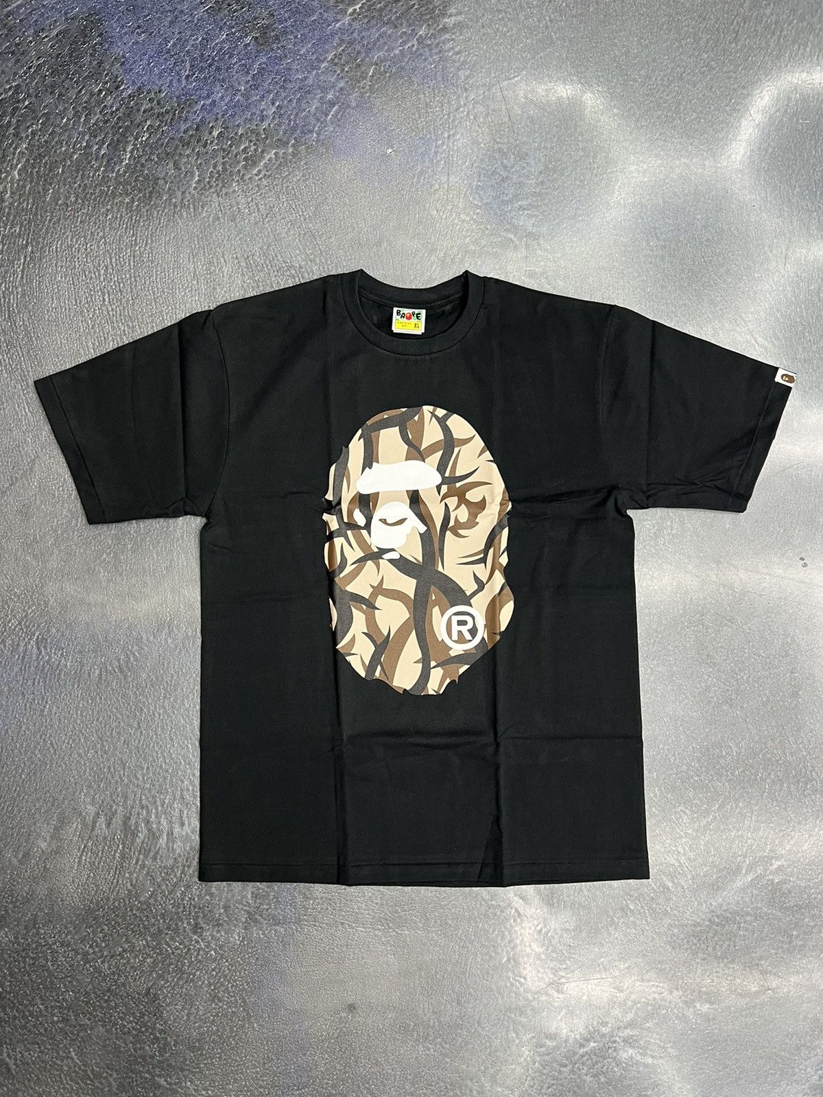 Bape Bape Trial Camo Big Ape Head T-Shirt Size US XL / EU 56 / 4 - 1 Thumbnail