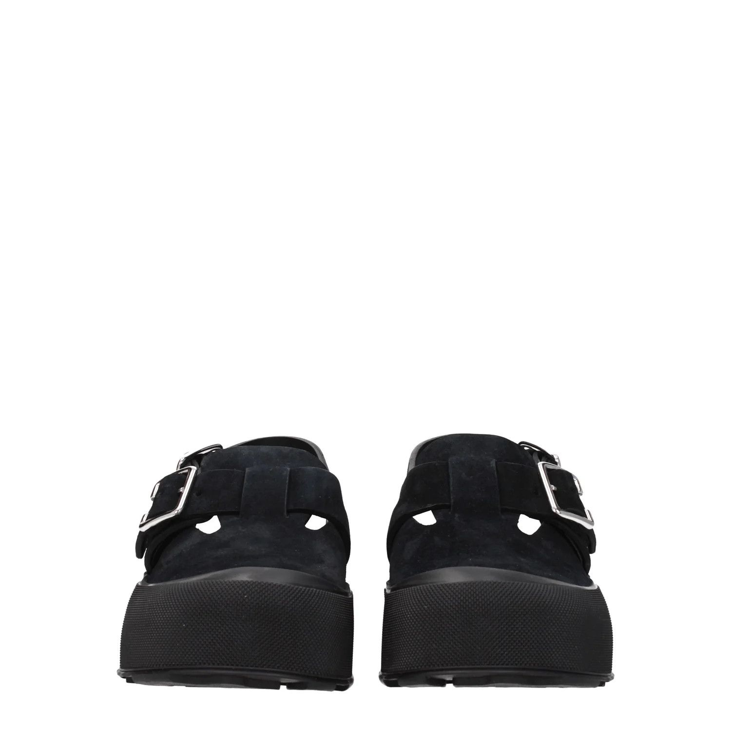 Alexander McQueen ob1o1e0225 Suede Sandals in Black Size US 8.5 / EU 41-42 - 3 Thumbnail