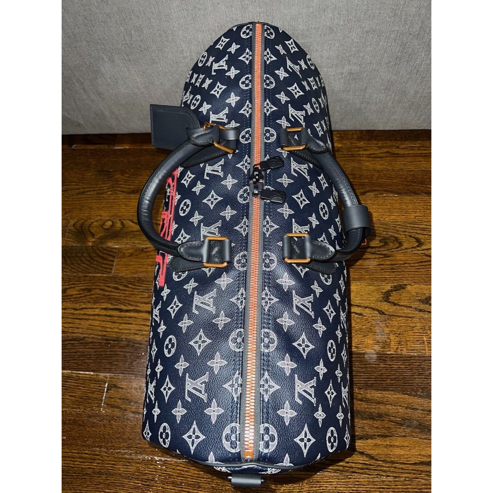 Louis Vuitton Louis Vuitton Keepall Bandouliere Ink Weekend Travel Bag Size ONE SIZE - 9 Thumbnail