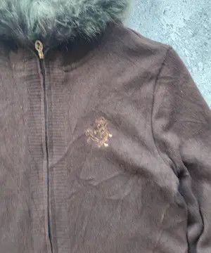 If Six Was Nine × Japanese Brand × Le Grande Bleu (L.G.B.) Material stretcht Fur knitwear Zip hoodie iswn lgb style Size US M / EU 48-50 / 2 - 3 Thumbnail
