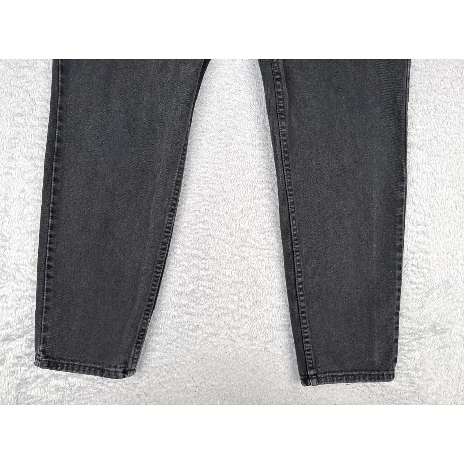 Lee Lee Tapered Jeans Womens 8M Gray Charcoal Wash High Rise Relaxed Denim 32x31 Jeans Womens 8M Gray Charcoal Wash 90s Vintage Lee Logo Pocket Jeans Size 30" / US 8 / IT 44 - 2 Thumbnail