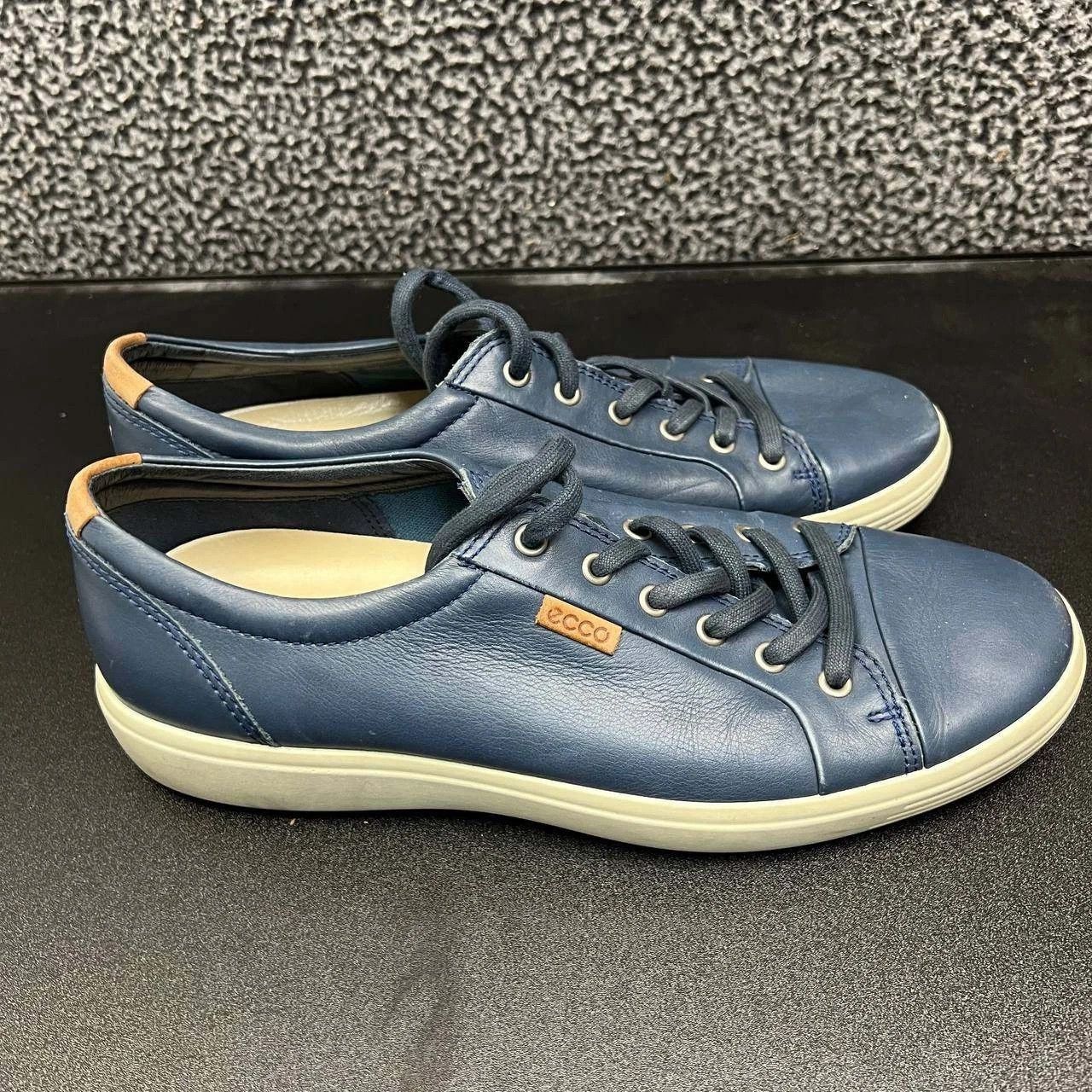 Ecco Ecco Soft Fashion Sneakers Shoes EU Size 45 Leather Lace Up Size US 11 / EU 44 - 5 Thumbnail