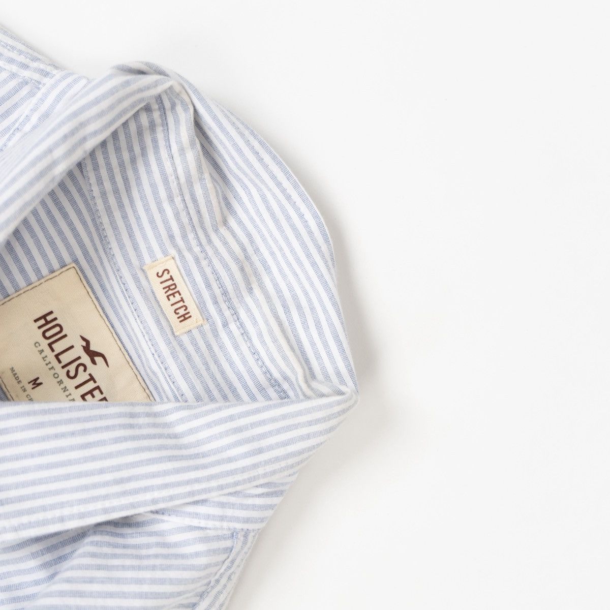 Hollister Hollister Striped Button Up Shirt Stretch Casual Long Sleeve Size US M / EU 48-50 / 2 - 6 Thumbnail