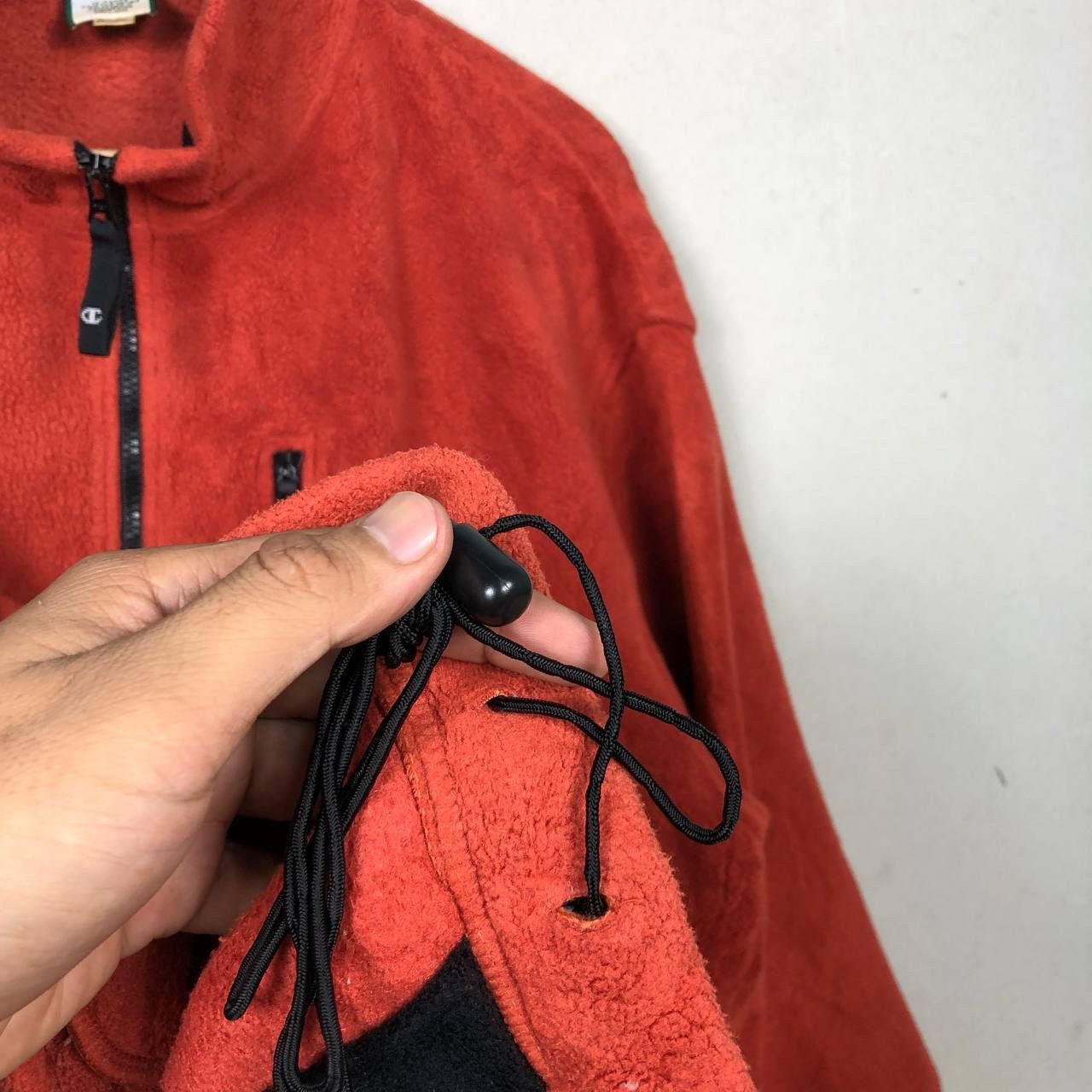 Champion Vintage Champion Fleece Sweater Jacket Orange Size US L / EU 52-54 / 3 - 7 Thumbnail