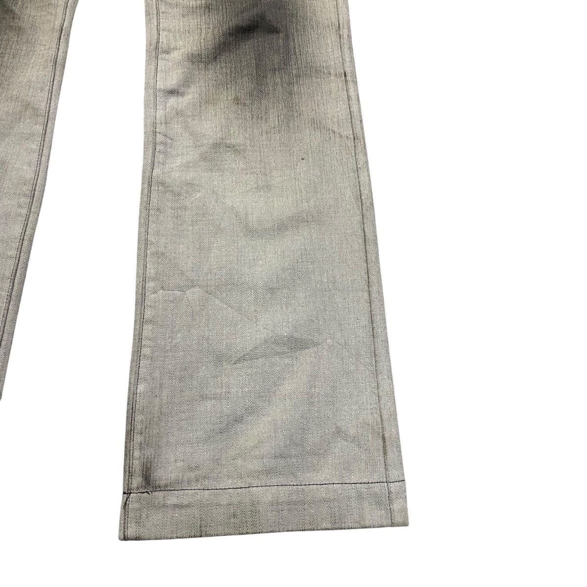 Le Grande Bleu (L.G.B.) BIGLIDUE Coated Denim Flare Jeans Size US 31 - 9 Thumbnail