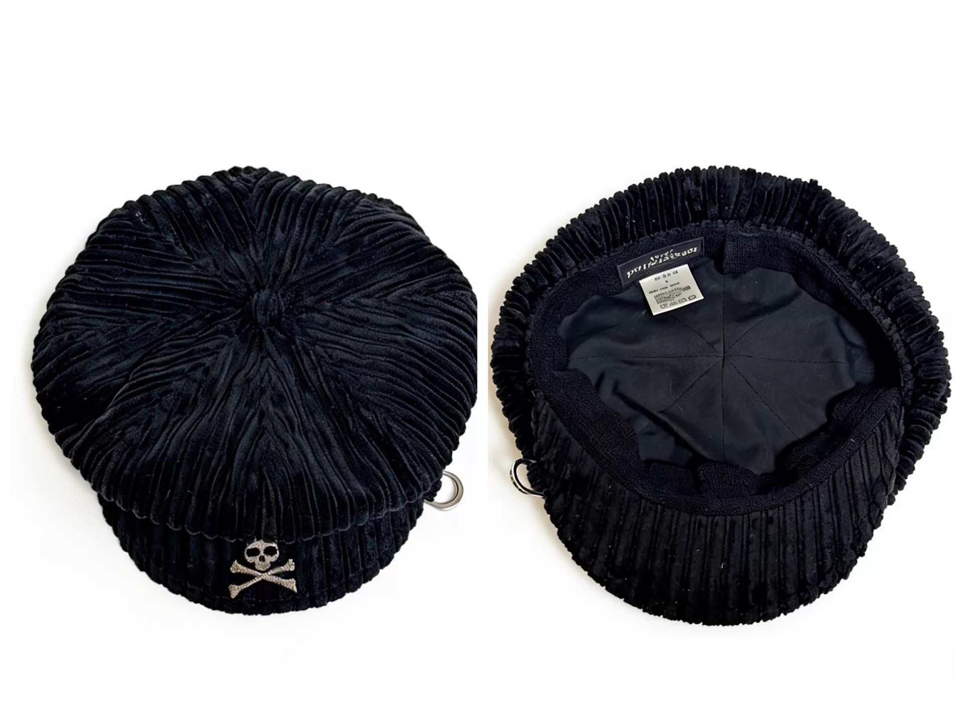 Mastermind Japan mmj 11aw velvet corduroy newsboy cap D-ring silver skull M Size ONE SIZE - 8 Thumbnail