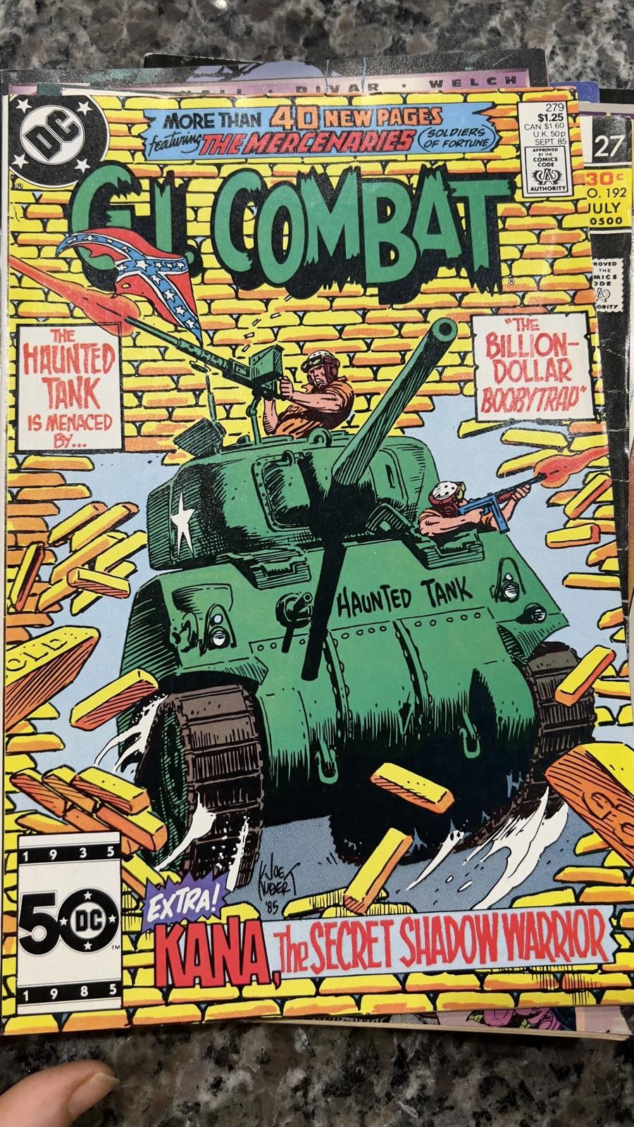 DC Comics G.I. Combat #27 - Classic War Comic with Haunted Tank Size ONE SIZE - 1 Thumbnail