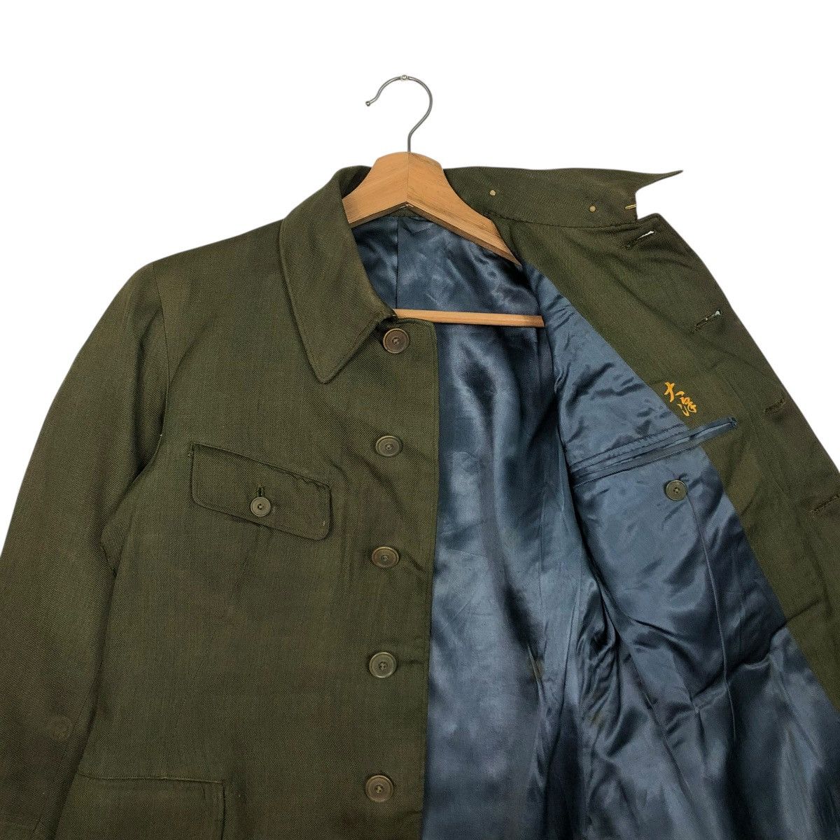 Vintage 🔥VINTAGE CHORE WORK MILITARY JACKET BUTTON BUZZ RICKSONS Size US S / EU 44-46 / 1 - 14 Thumbnail