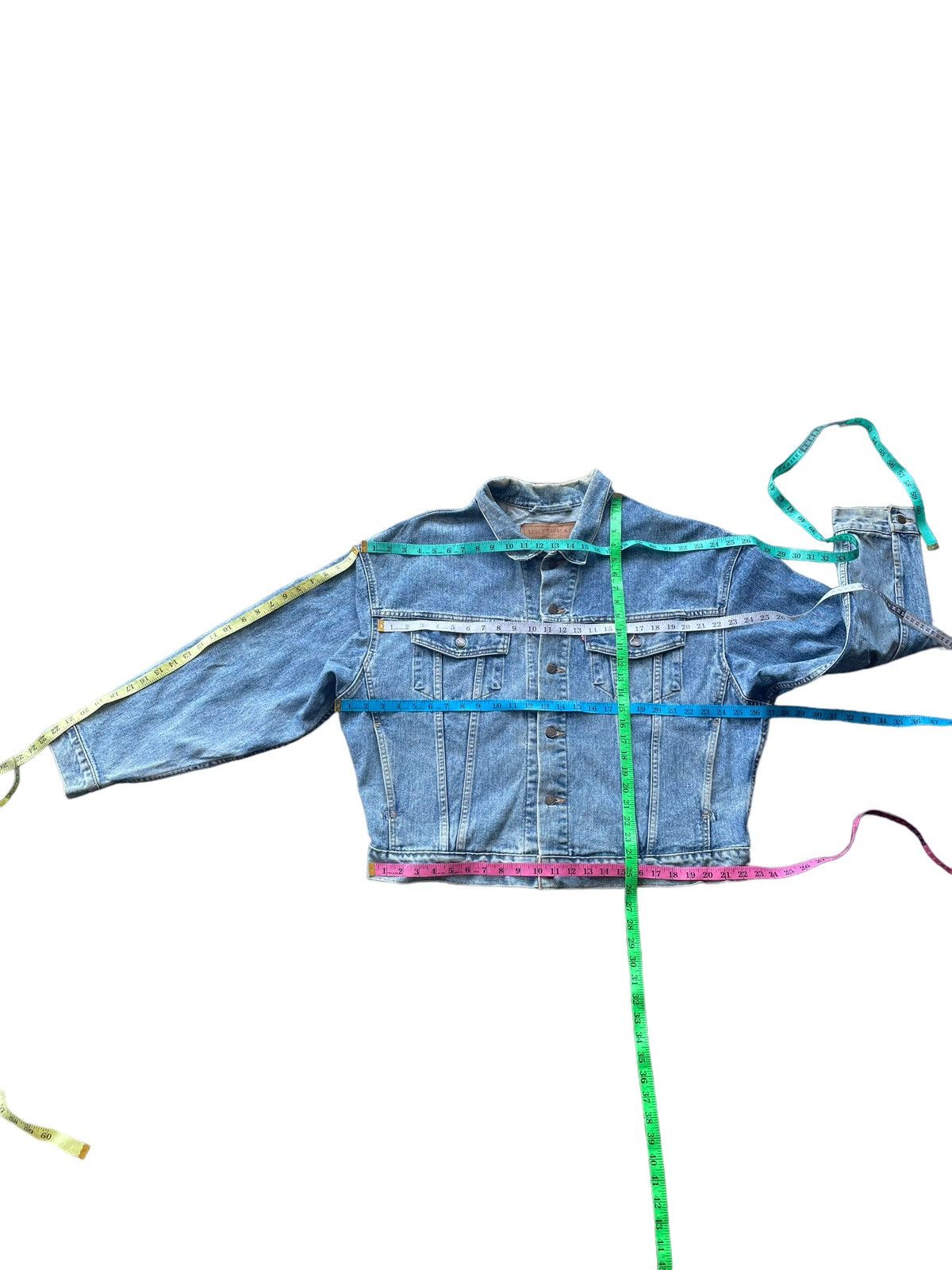 Levi's Vintage 1993 Levis 73598 Denim Jacket Size US XXL / EU 58 / 5 - 16 Thumbnail
