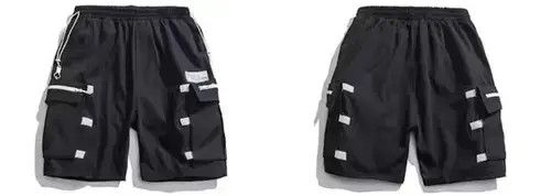 Japanese Brand 20SS Indigo Union Japan Black Big Pocket Worker Shorts Size US 32 / EU 48 - 4 Thumbnail