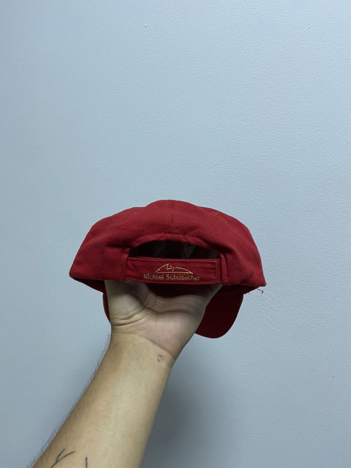 Ferrari × Vintage Ferrari Cap Vintage 2002 Michael Schumacher Racing Formula 1 Size ONE SIZE - 6 Thumbnail